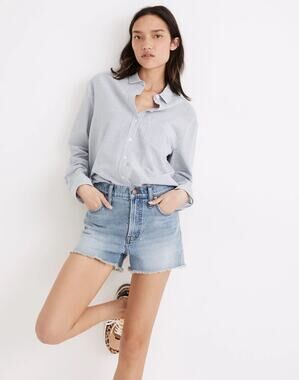 Madewell The Perfect Jean Shorts sz 25 Balsam Wash